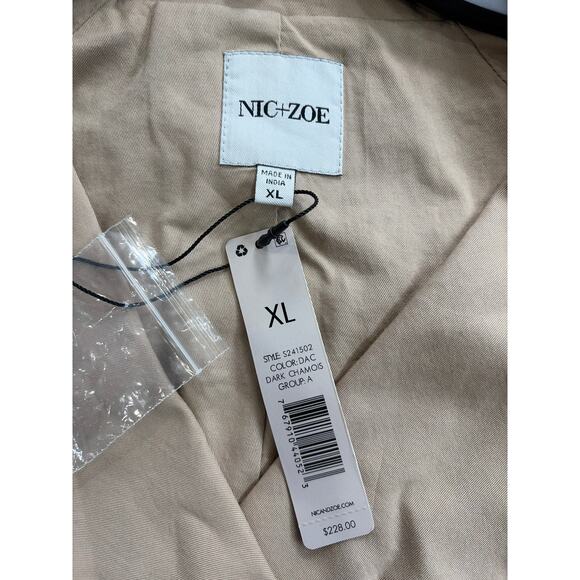 Nic+Zoe Femme Trench Coat - Size XL - NWT - Picture 5 of 8
